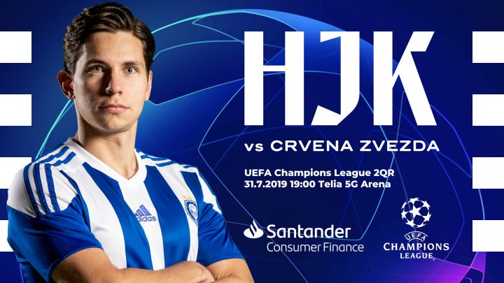 HJK vs Crvena Zvezda 31.7.2019