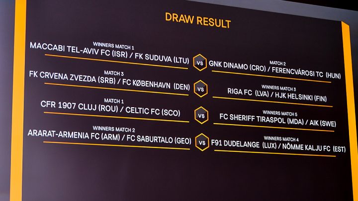 UEFA Europa League Draw Results