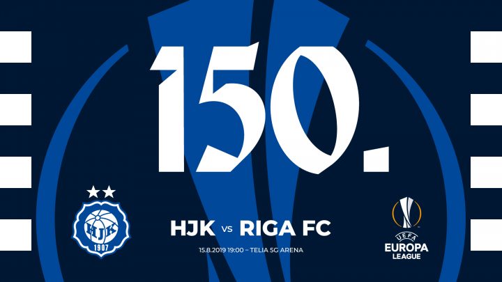 HJK 150. euro-ottelu