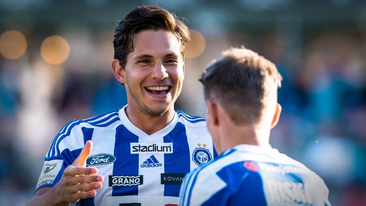 Sebastian Dahlström - HJK Helsinki. Photo: Jussi Eskola.