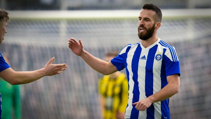 Ferhan Hasani - HJK Helsinki. Photo: Jussi Eskola.