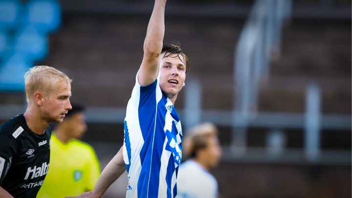 Lucas Lingman - HJK Helsinki. Photo: © Jussi Eskola