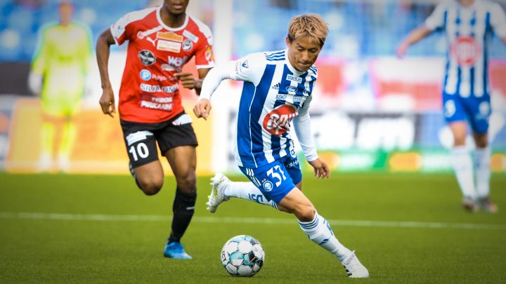 Atom Tanaka - HJK Helsinki. Photo: @ Jussi Eskola