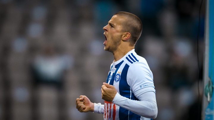 Roope Riski - HJK Helsinki. Photo: © Jussi Eskola