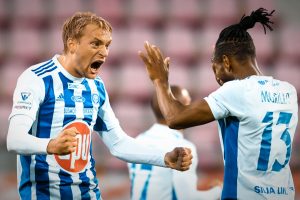 Tim Väyrynen, Luis Murillo – HJK Helsinki. Photo: © Jussi Eskola Tim Väyrynen, Luis Murillo - HJK Helsinki. Photo: © Jussi Eskola