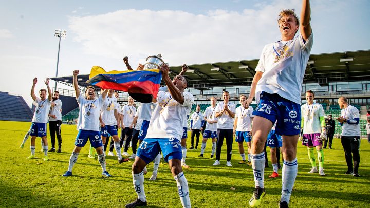 HJK Suomen Cup Mestari 2020! Photo: © Mauri Forsblom