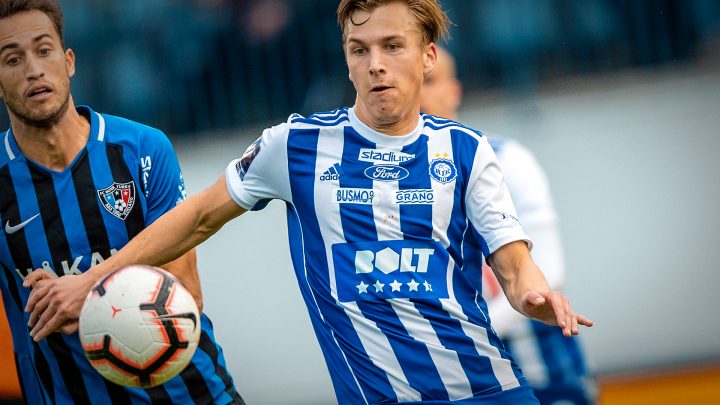 Lucas Lingman - HJK Helsinki. Photo: © Jussi Eskola