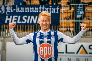 Atom Tanaka – HJK Helsinki. Photo: @ Mika Alavesa / SJK Atom Tanaka - HJK Helsinki. Photo: @ Mika Alavesa / SJK