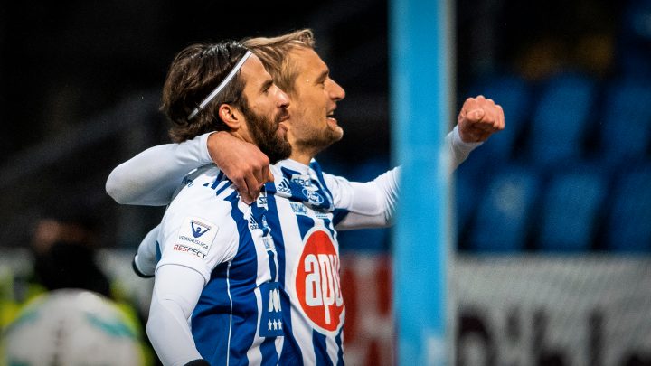 Ferhan Hasani, Tim Väyrynen - HJK Helsinki. Photo: © Jussi Eskola