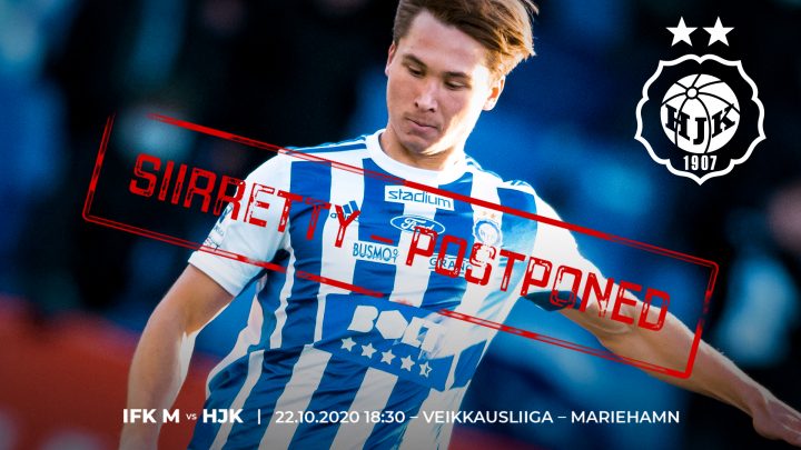 IFK M vs HJK postponed