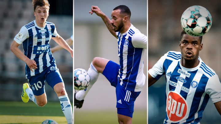 Lingman, Jair, Bubacar - HJK Helsinki. Photo: @ Jussi Eskola