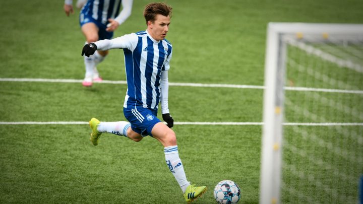 Lucas Lingman - HJK Helsinki. Photo: © Jussi Eskola