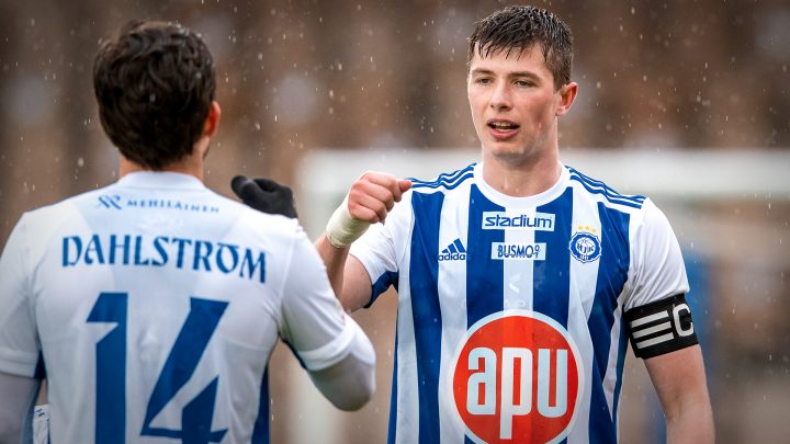 Sebastian Dahlström, Daniel O’Shaughnessy - HJK Helsinki. Photo: © Jussi Eskola