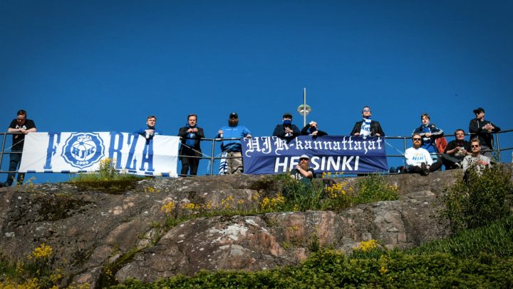 Klubipääty kalliolla - HJK Helsinki. Photo: © Jussi Eskola