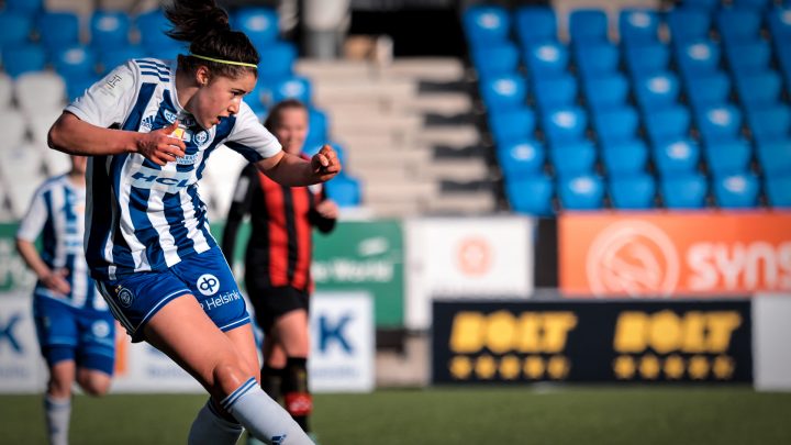 Ria Karjalainen - HJK Helsinki. Photo: © Mira Lönnqvist