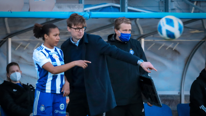 Jasmin Mansaray - HJK Helsinki. Photo: © Mira Lönnqvist