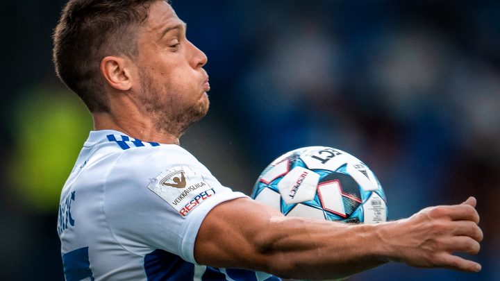 Filip Valenčič - HJK Helsinki. Photo: © Jussi Eskola