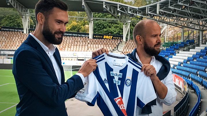 Tim Sparv, Miika Takkula - HJK Helsinki. Photo: © HJK Media