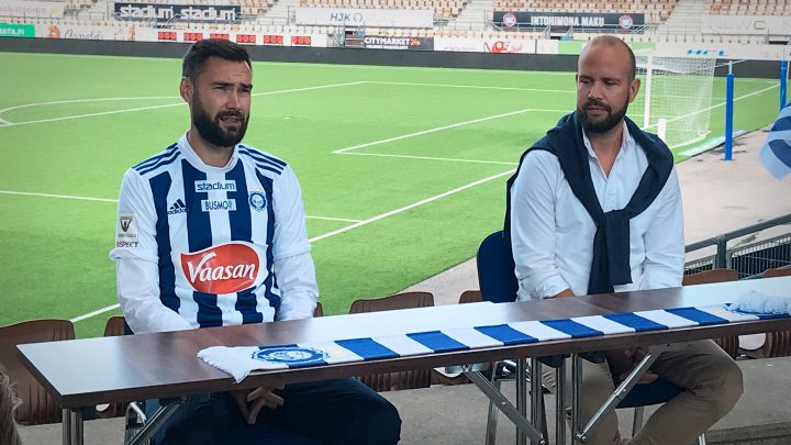 Tim Sparv, Miika Takkula - HJK Helsinki. Photo: © HJK Media