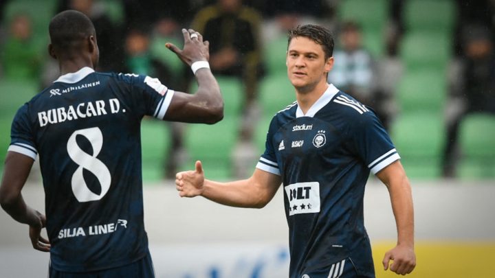 Bubacar Djaló, Filip Valenčič - HJK Helsinki. Photo: © Jussi Eskola