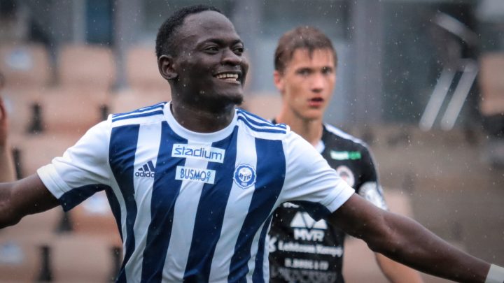 Taddeus Nkeng - HJK Helsinki. Photo: © Mira Lönnqvist