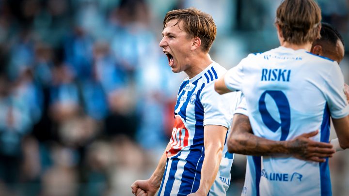 Lucas Lingman - HJK Helsinki. Photo: © Jussi Eskola