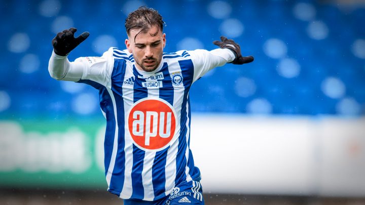 Dylan Murnane - HJK Helsinki. Photo: © Jussi Eskola