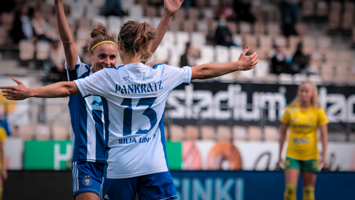 Leonie Pankratz - HJK Klubi 04. Photo: © Mira Lönnvist