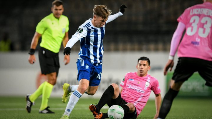 Lucas Lingman - HJK Helsinki. Photo: © Jussi Eskola