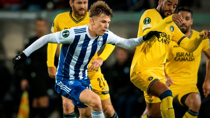 Lucas Lingman - HJK Helsinki. Photo © Jussi Eskola