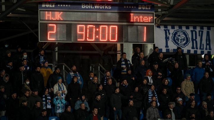 HJK vs Inter 2-1. Photo: © Jussi Eskola