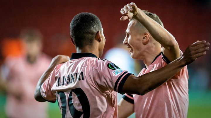 Anthony Olusanya, Santeri Hostikka - HJK Helsinki. Photo: © Jussi Eskola