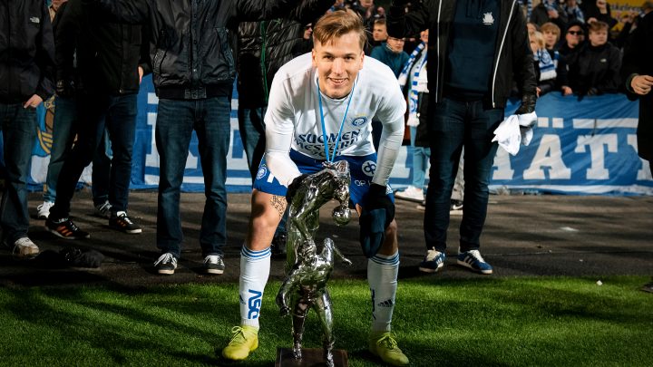 Lucas Lingman - HJK Helsinki. Photo: © Jussi Eskola