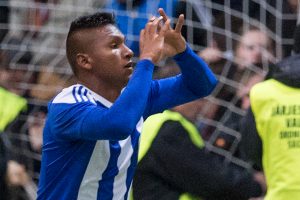 Alfredo Morelos – HJK Helsinki. Photo: © Jussi Eskola Alfredo Morelos - HJK Helsinki. Photo: © Jussi Eskola