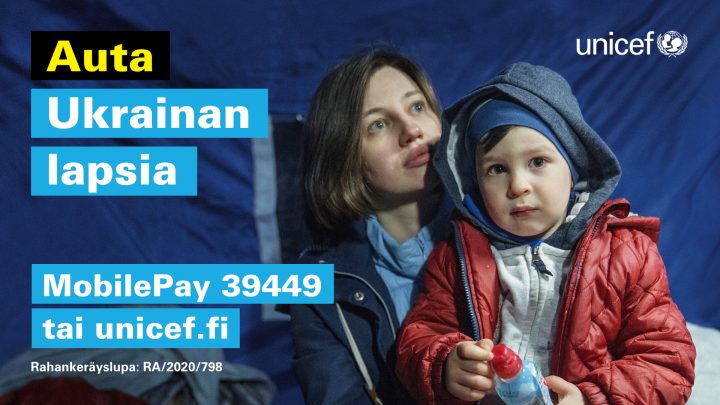 UNICEF - Auta Ukrainan lapsia
