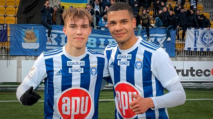 Johannes Yli-Kokko, Anthony Olusanya - HJK Helsinki.