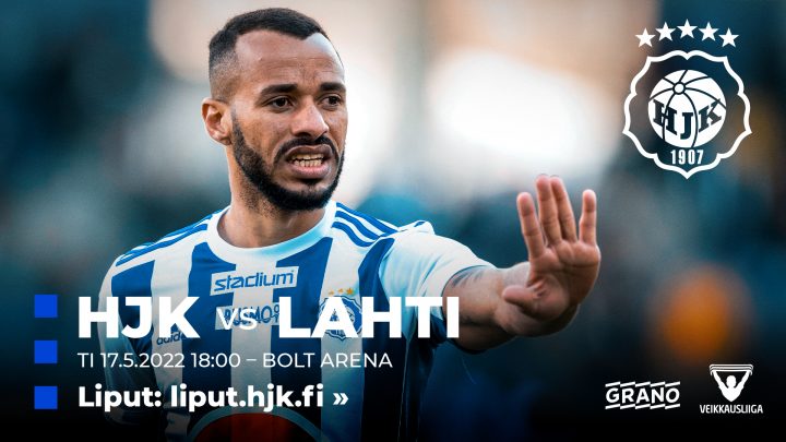 HJK-Lahti 17.5.2022 18:00