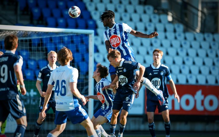 Michael Boamah - HJK Klub 04. Photo: © Mira LönnqvistTaavi Arminen - HJK Klub 04. Photo: © Mira Lönnqvist