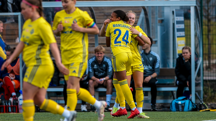 Jasmin Mansaray - HJK Helsinki. Photo: © Mira Lönnqvist