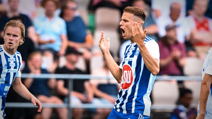 220702 HJK-KuPS Bojan Radulovic - HJK Helsinki. Photo: © Jussi Eskola