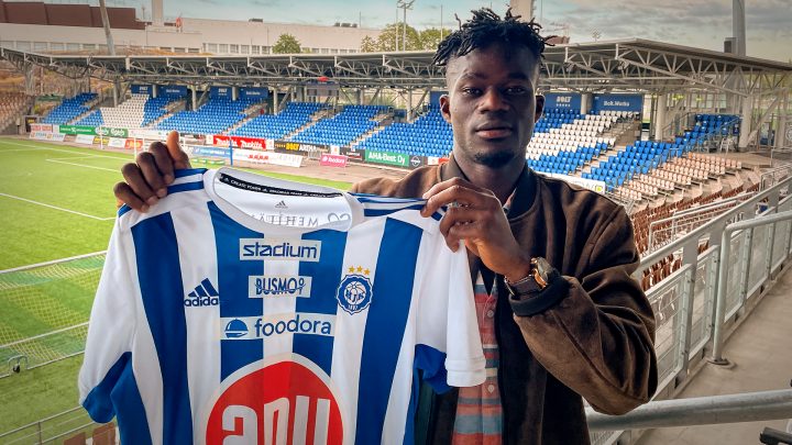 Malik Abubakari - HJK Helsinki. Photo: © HJK Media