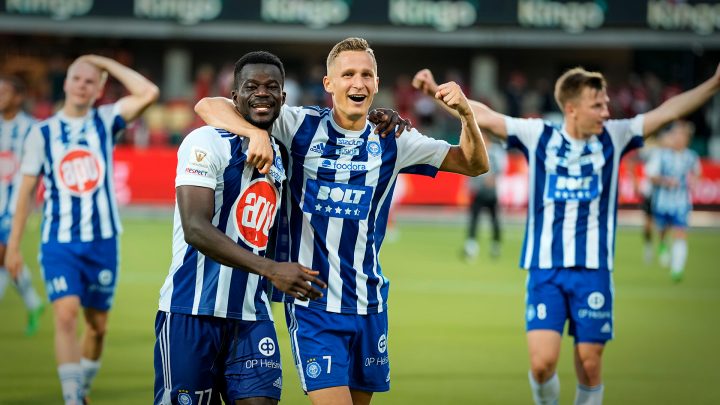 Malik, Santeri Hostikka - HJK Helsinki. Photo: © Frank Cilius