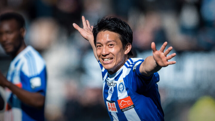 Atom Tanaka - HJK Helsinki. Photo: © Jussi Eskola