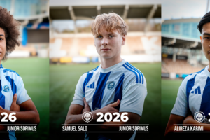 HJK:n juniorisopimukset: Alireza Karimi, Jay de Nascimento ja Samuel Salo HJK:n juniorisopimukset: Alireza Karimi, Jay de Nascimento ja Samuel Salo